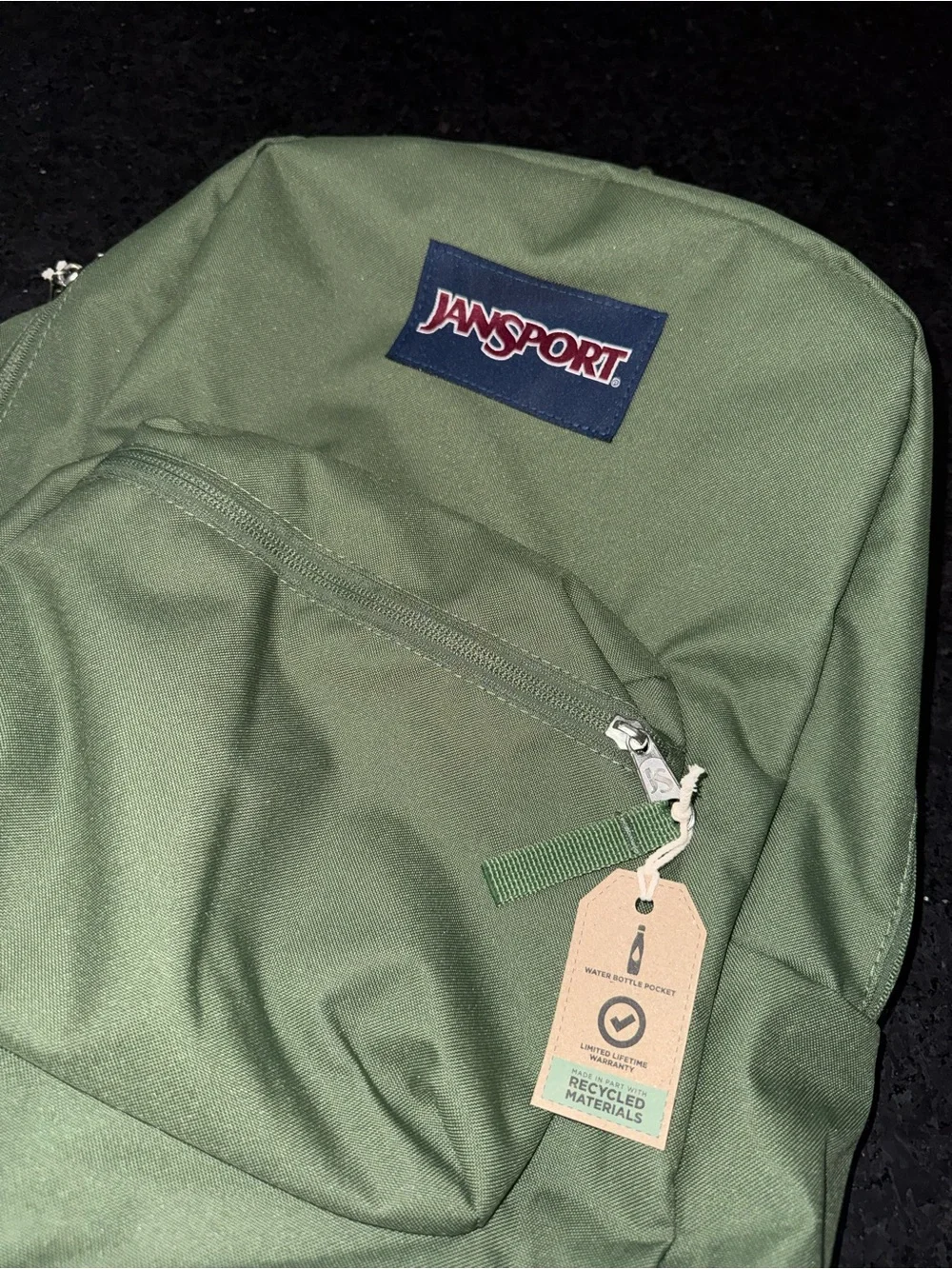 NEW JanSport 26L Cross Town Backpack Cargo Green NWT